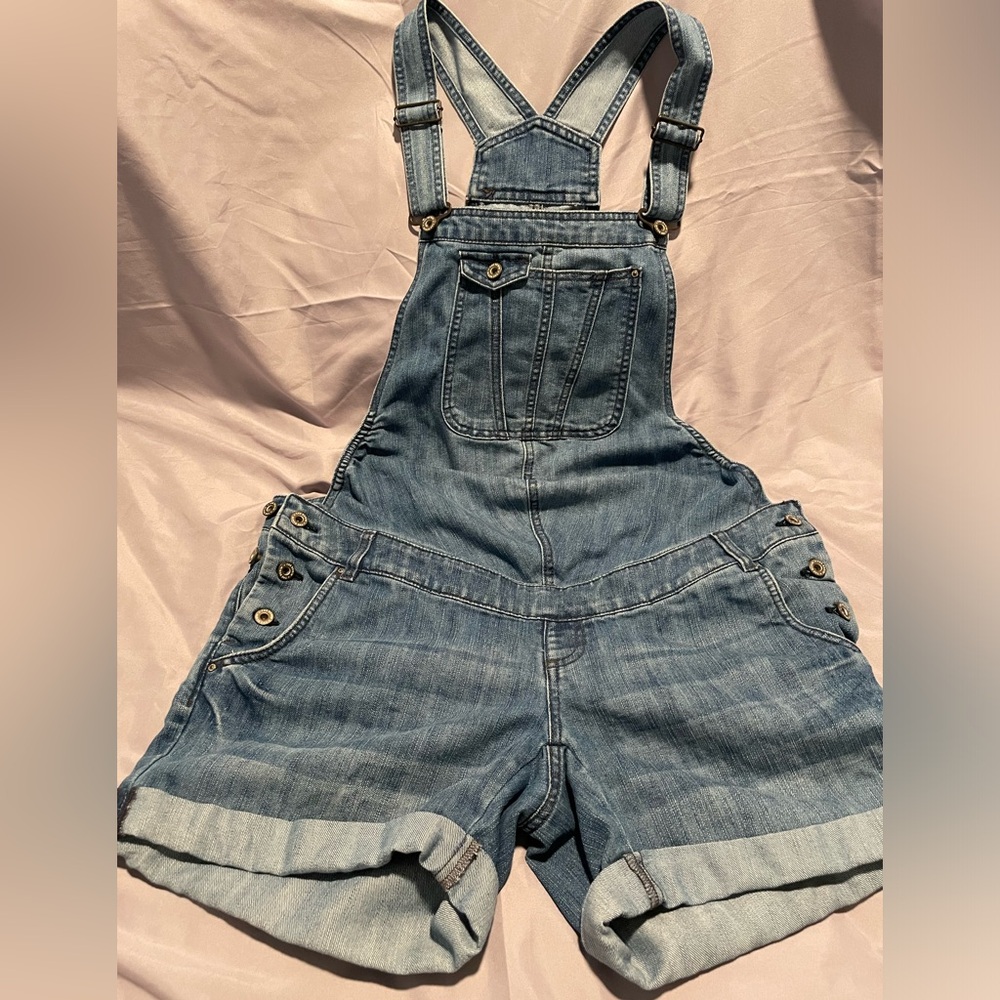 C&A Maternity Jean Overall Shorts